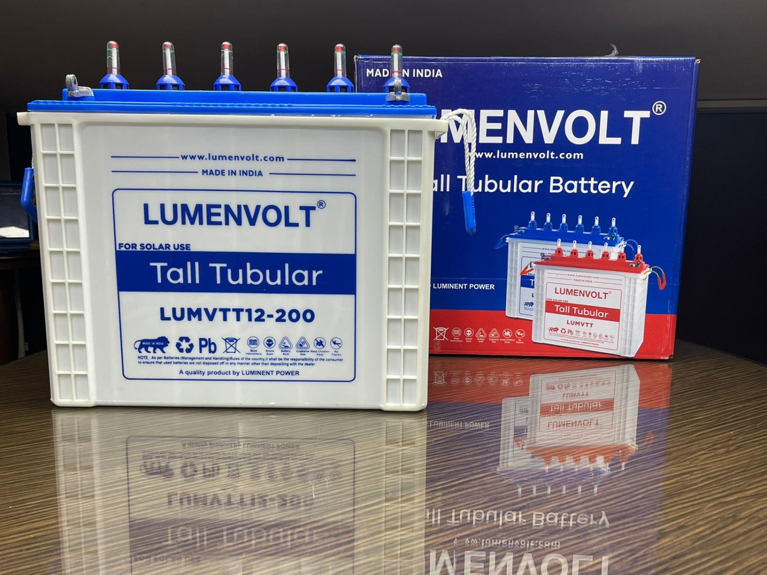 بطاريات تيوبلر lumenvolt 200 ah